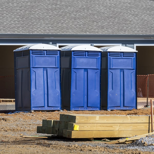 are there any restrictions on where i can place the porta potties during my rental period in Embarrass Minnesota